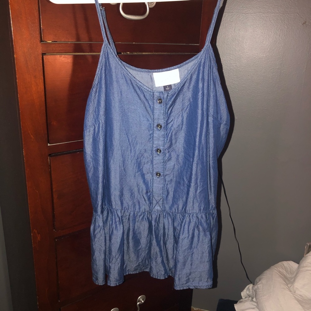 DENIM TANK TOP